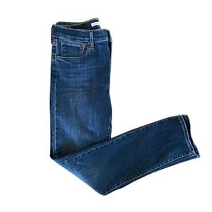 Levi Strauss Co 724 High Rise Straight Dark Wash Denim Jeans Women Size 29